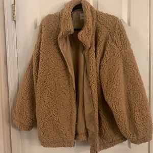 New Sherpa zip jacket